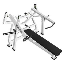 2022 workout equipment gym Plate Loaded Gym Machines Gym Iso-Lateral Horizontal Bench Press commercial fitness equipment