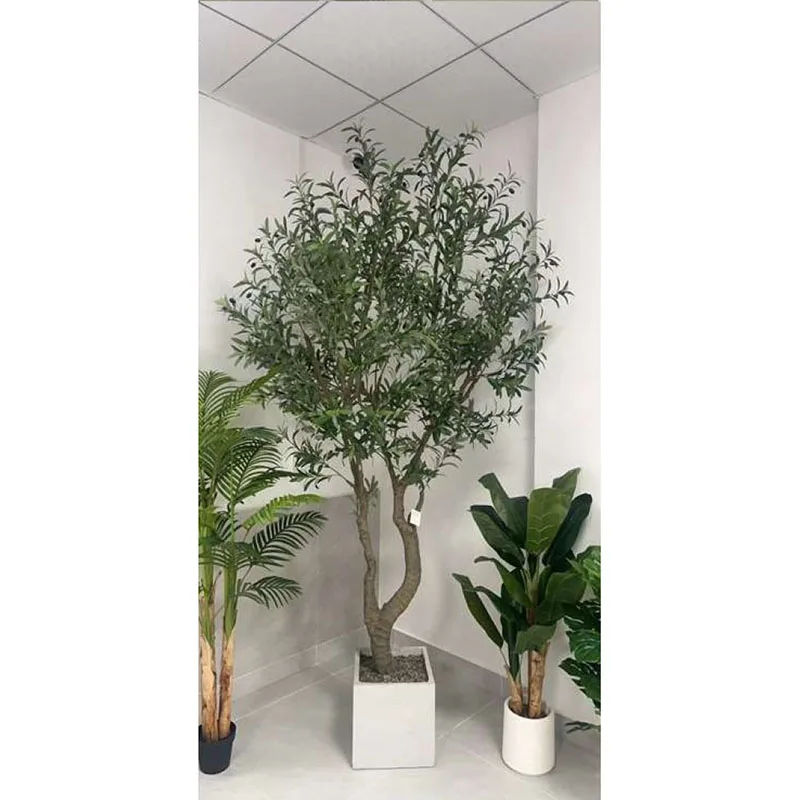 Wholesale 120cm X3 factory wholesale evergreen variegated artificial rainbow taro tree