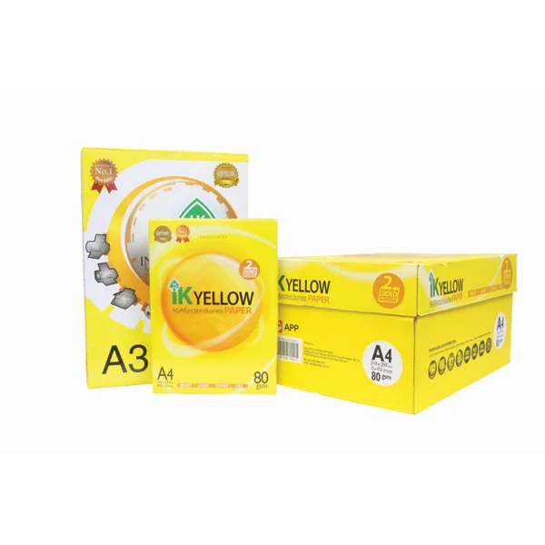Ik желтая a4 бумага копировальная 80gsm 70gsm