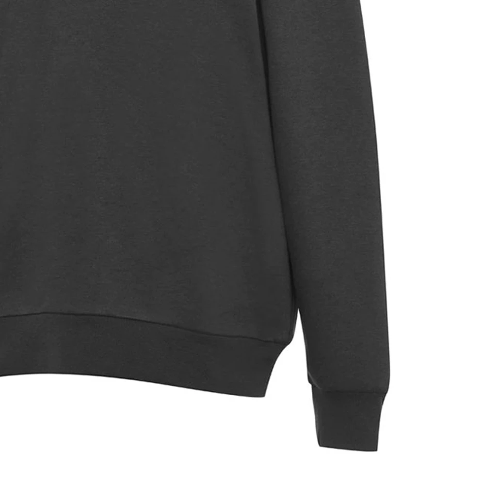 New Oversize Cotton Heavy Crew Neck Hoodie Pullover Custom Logo Embroidery Sweat Shirts Streetwear Crewneck Sweatshirt OEM.