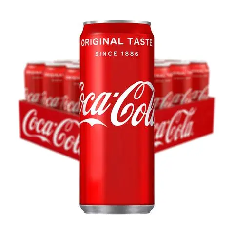 Coca-cola classic 330ml / Coca cola soft drink 330 ml / Coca cola 33 cl can