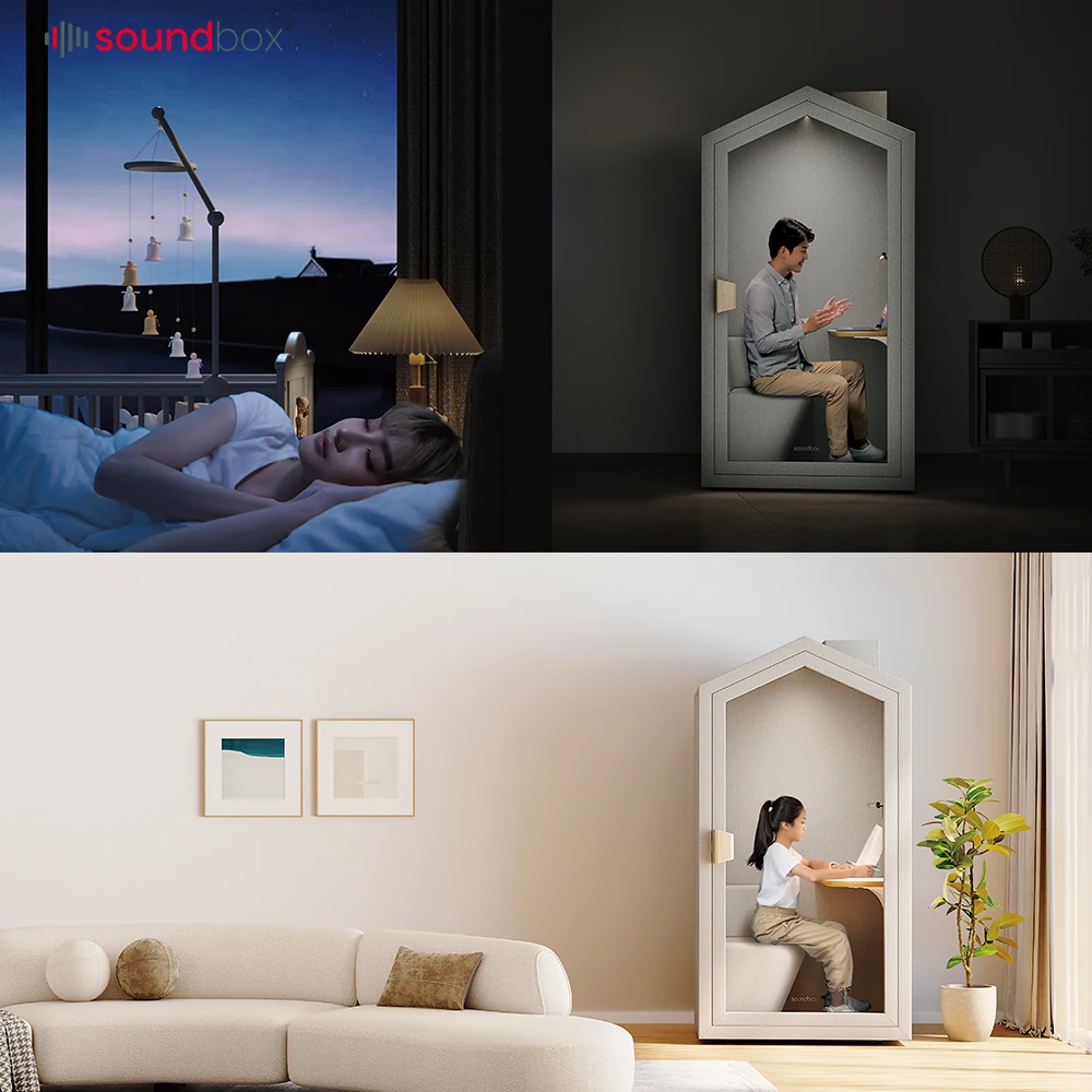 Mini Space Reading Home Pod Indoor Working House Pod Turbo Fresh Air System Home Pod