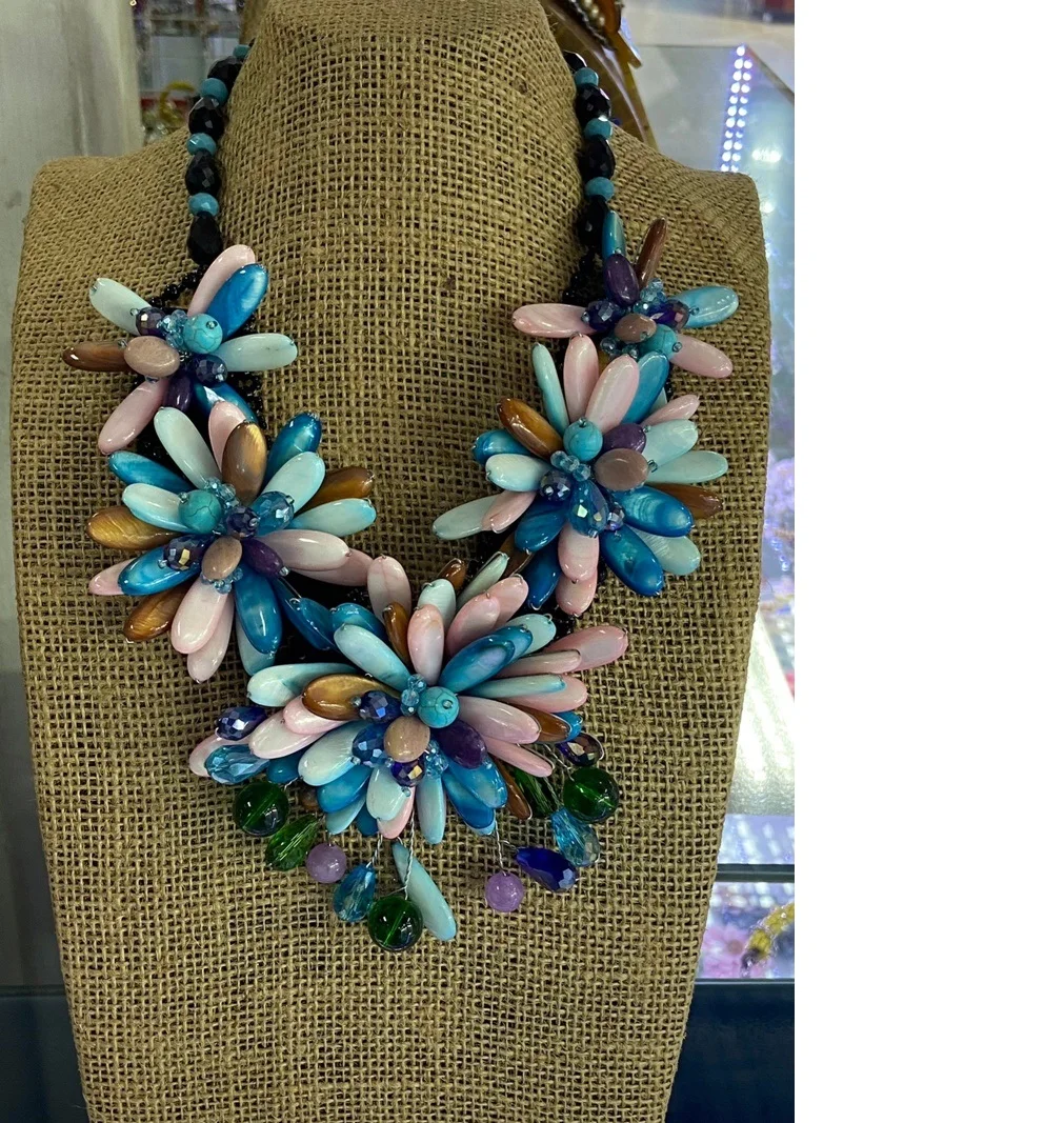 Chunky Necklace Bead Necklace Wholesale Jewelry Factory in Thailand