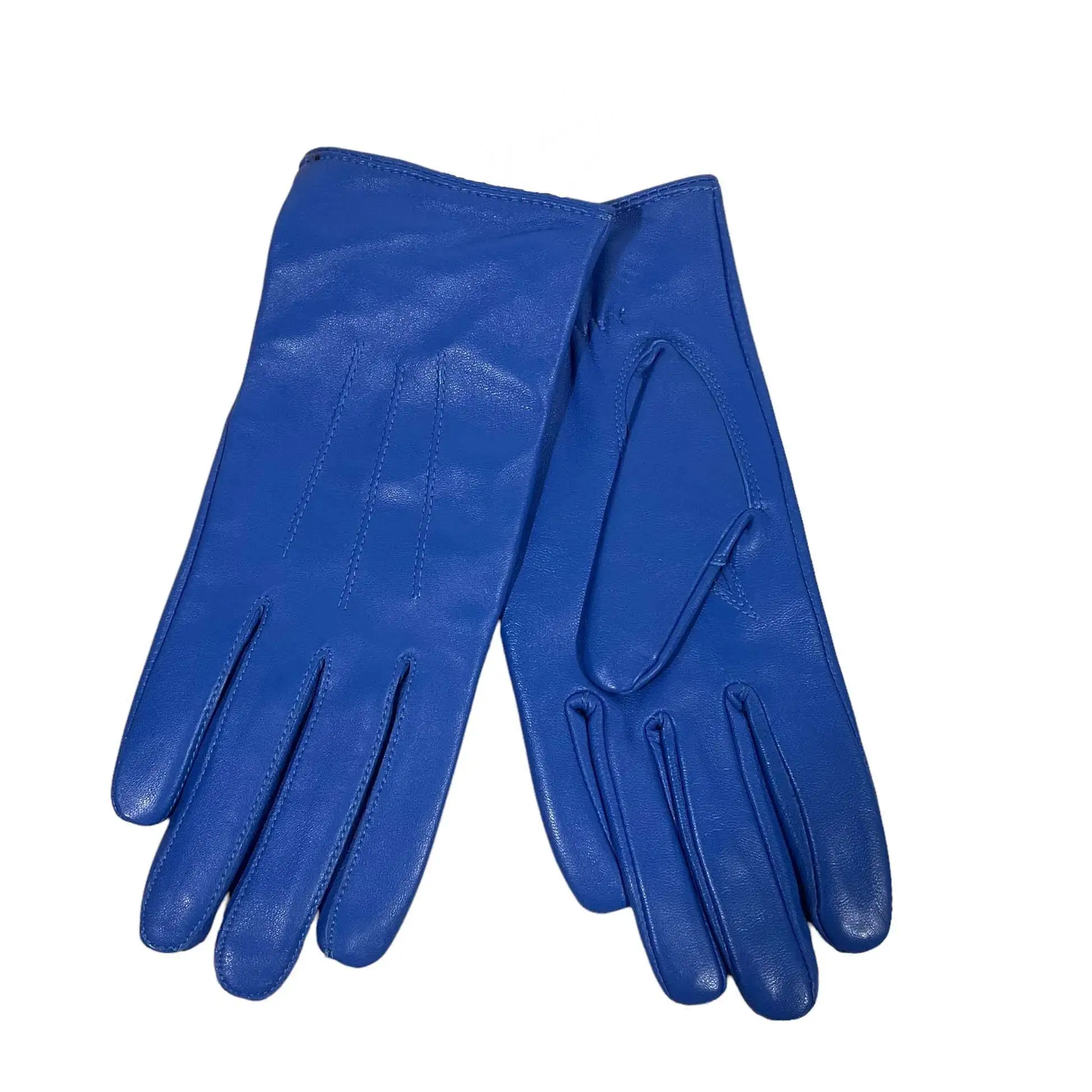 Leather Fancy Gloves Driving Cycle Winter Gloves Cowhide Sheepskin Gloves