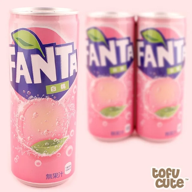 White Fanta drink soda water sparkling water soft drink
