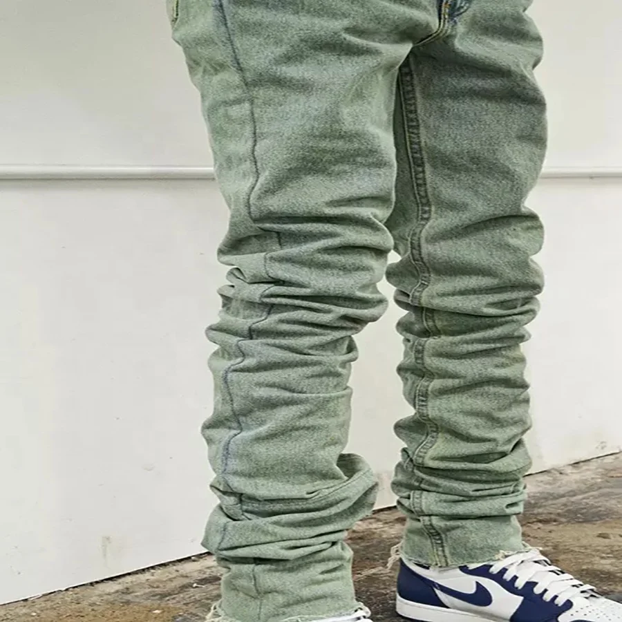 Jens pant for man denim trousers stretch skinny ripped black name brand new design jeans cotton pent for men