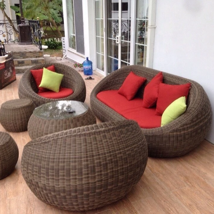 Poly Rattan Sofa Set Hot Model Made in Vietnam