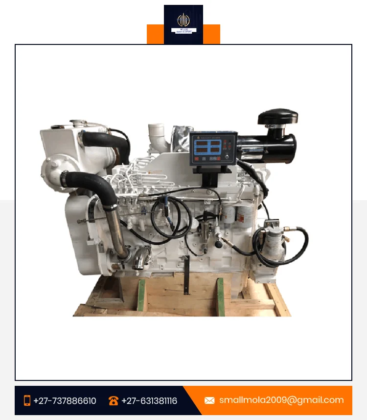 Boat Engine New Original 400hp Weichai Wd12 Series 4 Stroke Wd12c400-21 Marine Diesel Engine