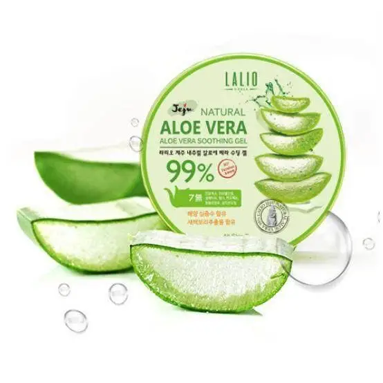 Lalio Jeju Natural Extract From 99% Aloe Vera Soothing Gel 300ml Premium Facial Treatment Care Product Best Seller From Thailand