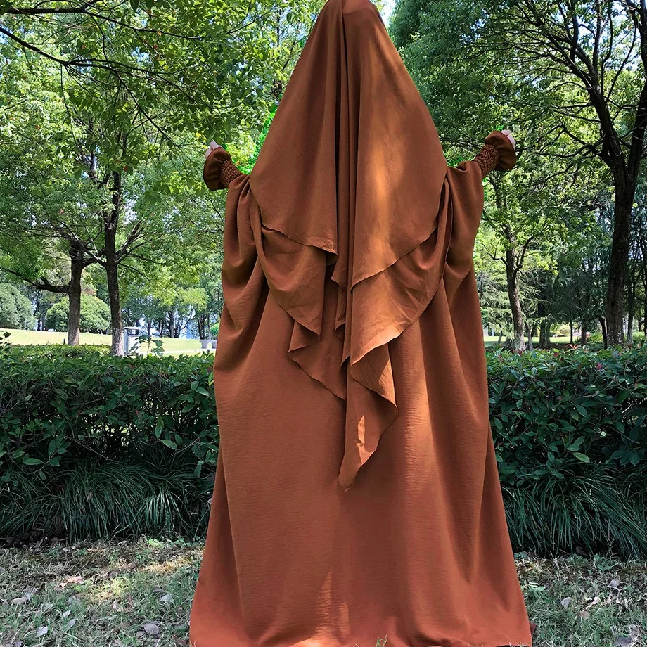 New Women Cheap Price Abaya Wholesale Islamic Style Long Sleeve Ladies Abaya baggy Plated long dress women abaya fully covered