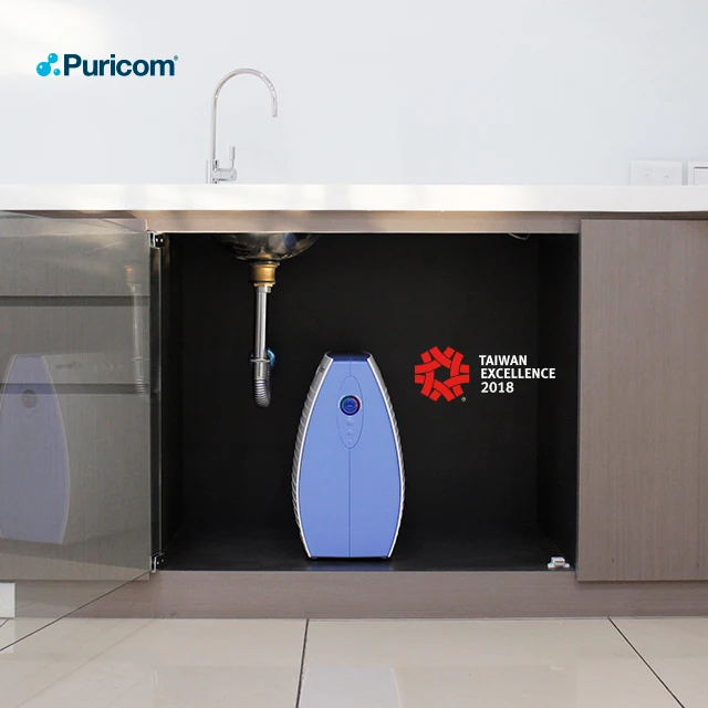 Compact undersink 50GPD reverse osmosis water purifier system faucet water purifier