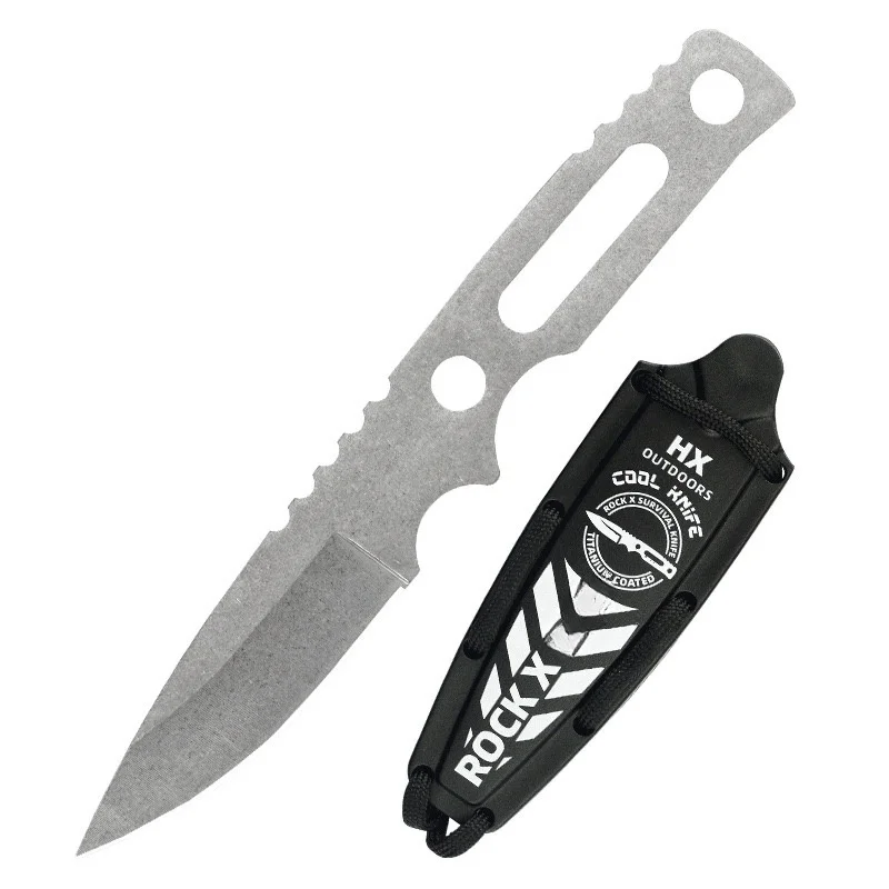 Fixed Blade Knife Abs Handle 12c27 Blade Outdoor Utility Knife Hunting Survival Outdoor Knife With Sheath
