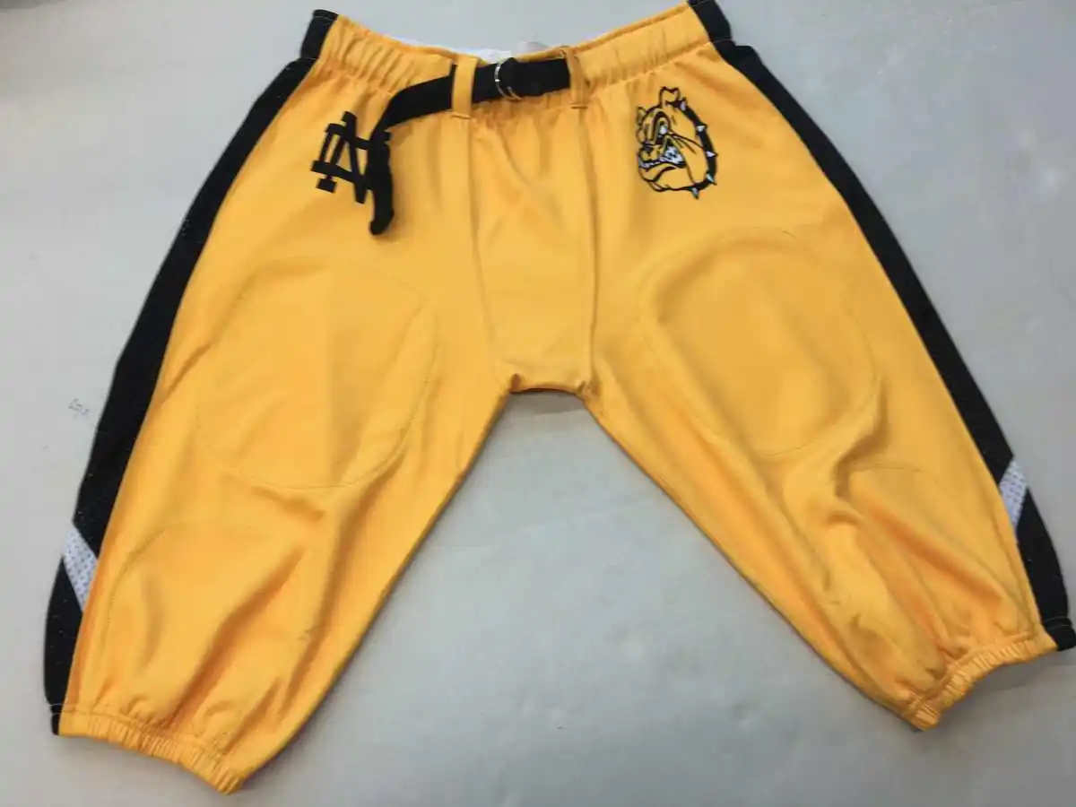 Custom Designed Youth American Football Uniform Plus Size XL Polyester Shorts Short Sleeves Plain Number Sublimation Print
