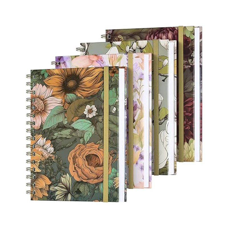Custom Printing planner 2024-2025 dairy note book reciper organizer A5 Spiral Planner Notebook