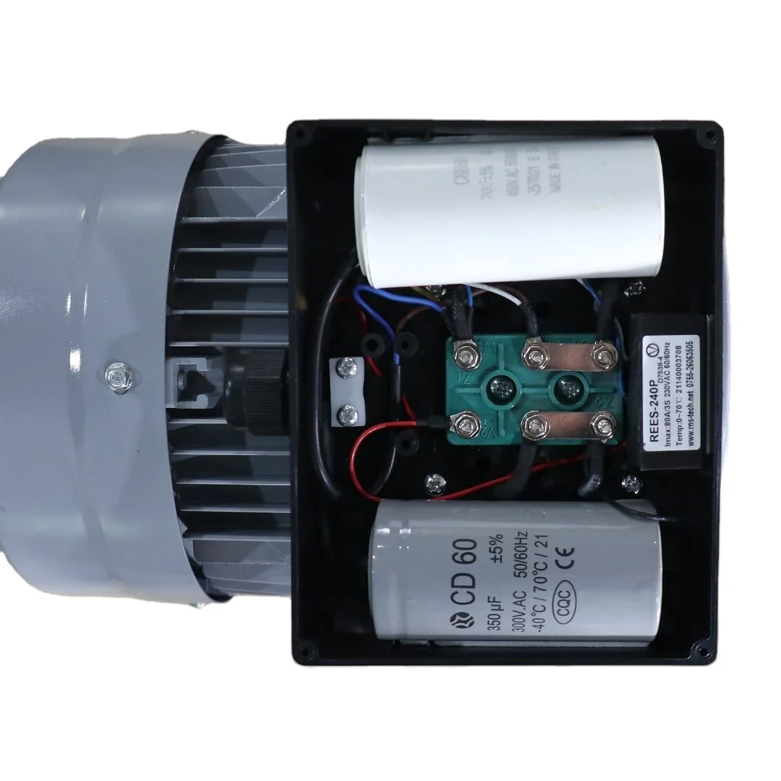 ML Series Single Phase Heavy Duty Capacitor Start Electric Motor With Aluminum Housing