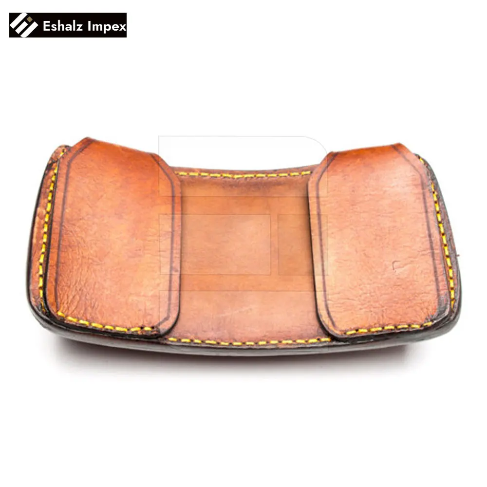 High Quality Price Genuine Leather Cartridge Bag Hunting Shooting Ammo Bag Portable Stock Shell Cartridge Bag Leather