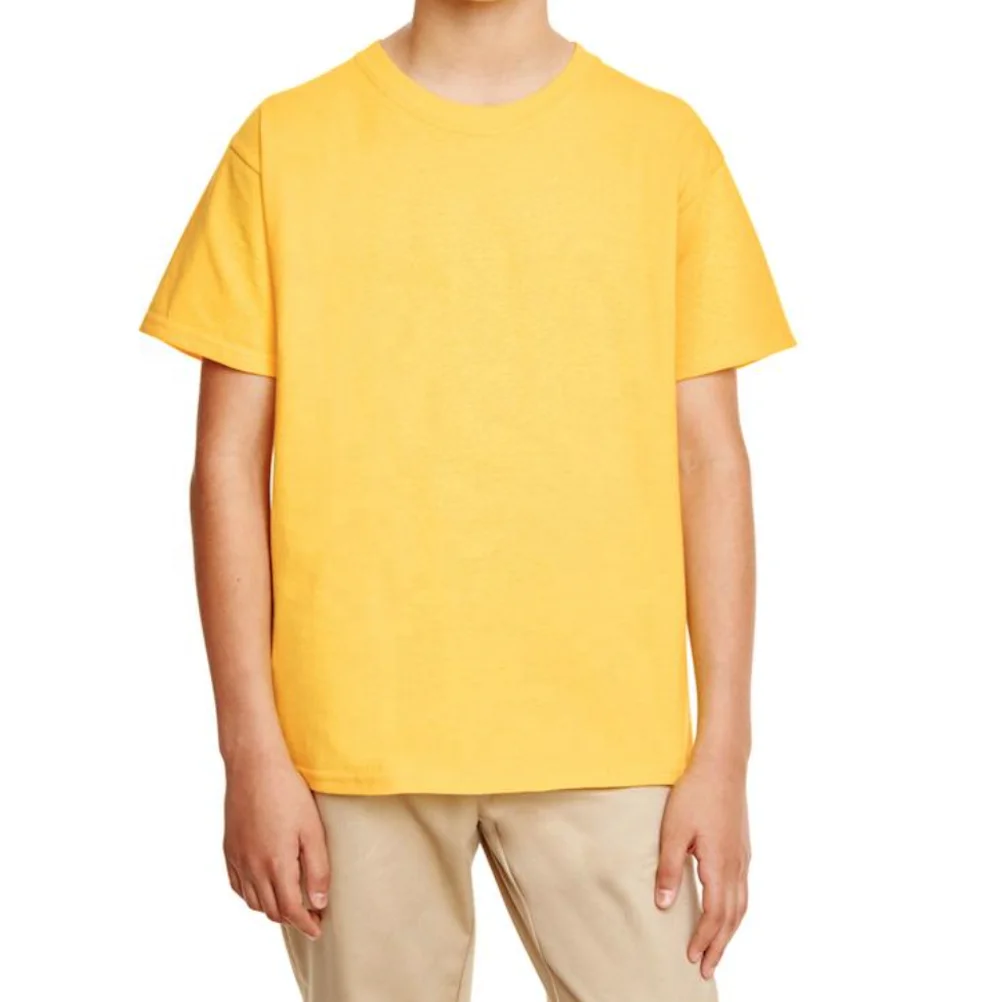 Children youth tee manufacturer Wholesale Classic t shirt Cotton Round Neck youth  tshirt Plain youth print T-Shirts