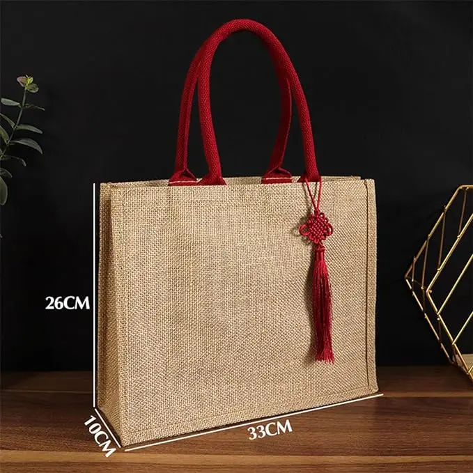 Cotton Canvas jute Custom Shopping grocery beach office gifts weeding yoga For Women tote shopping bag reusable eco-friendly
