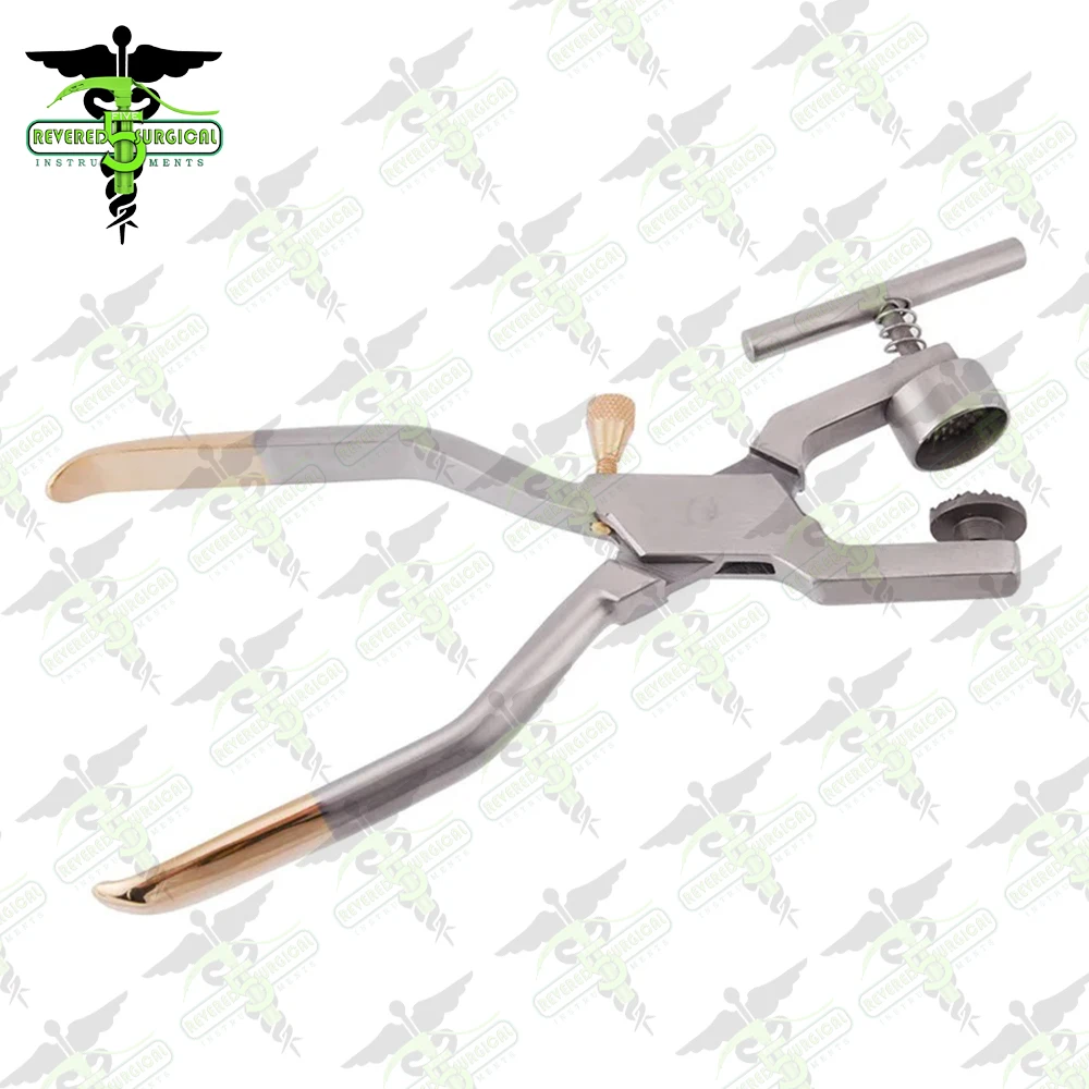 Arman Instruments Bone Morselize Mill Crusher with Titanium Plates Dental Implant Grafting by Five Revered Surgical