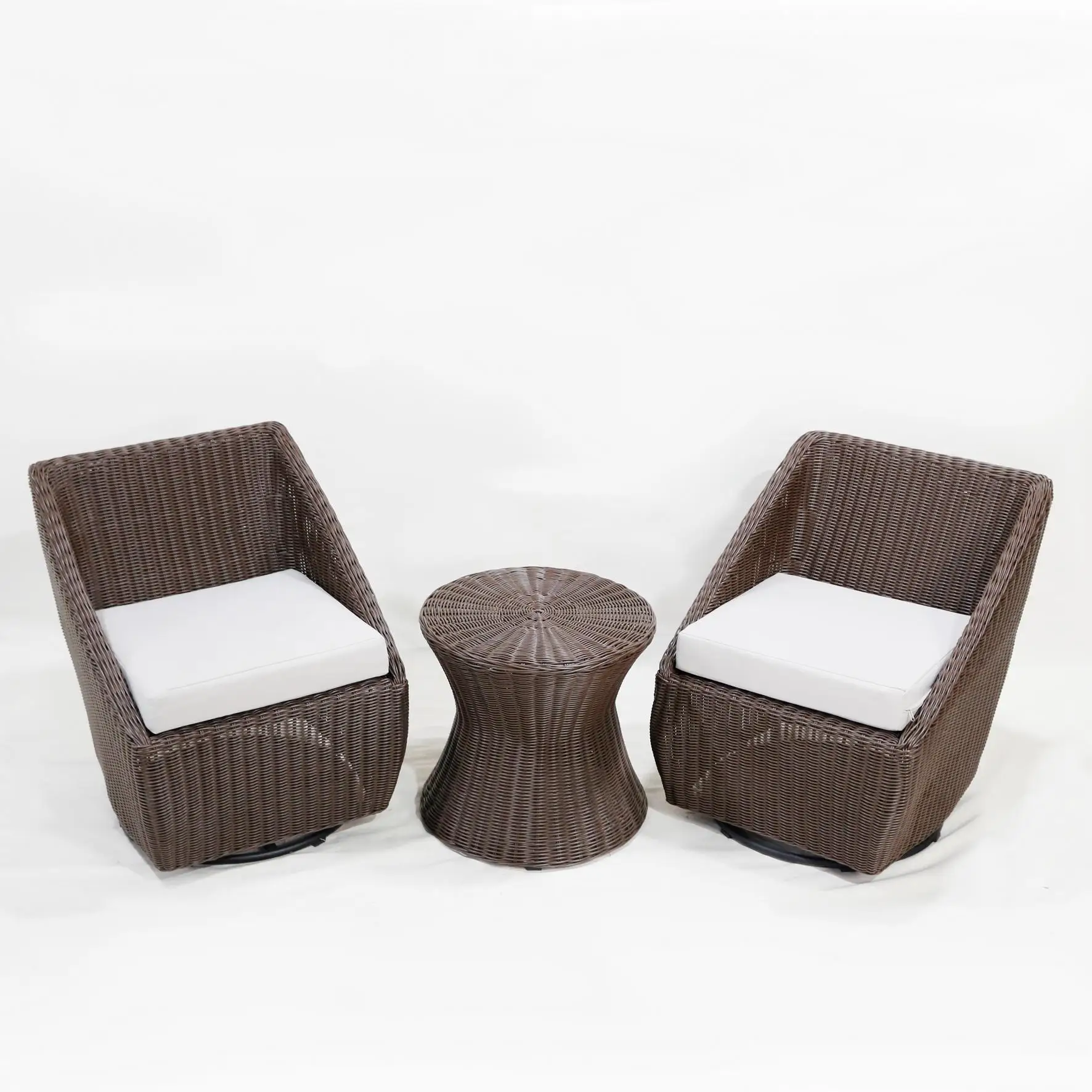 CH-factory Outdoor Patio Set with Cast Iron Table and Chairs, Durable and Elegant Design