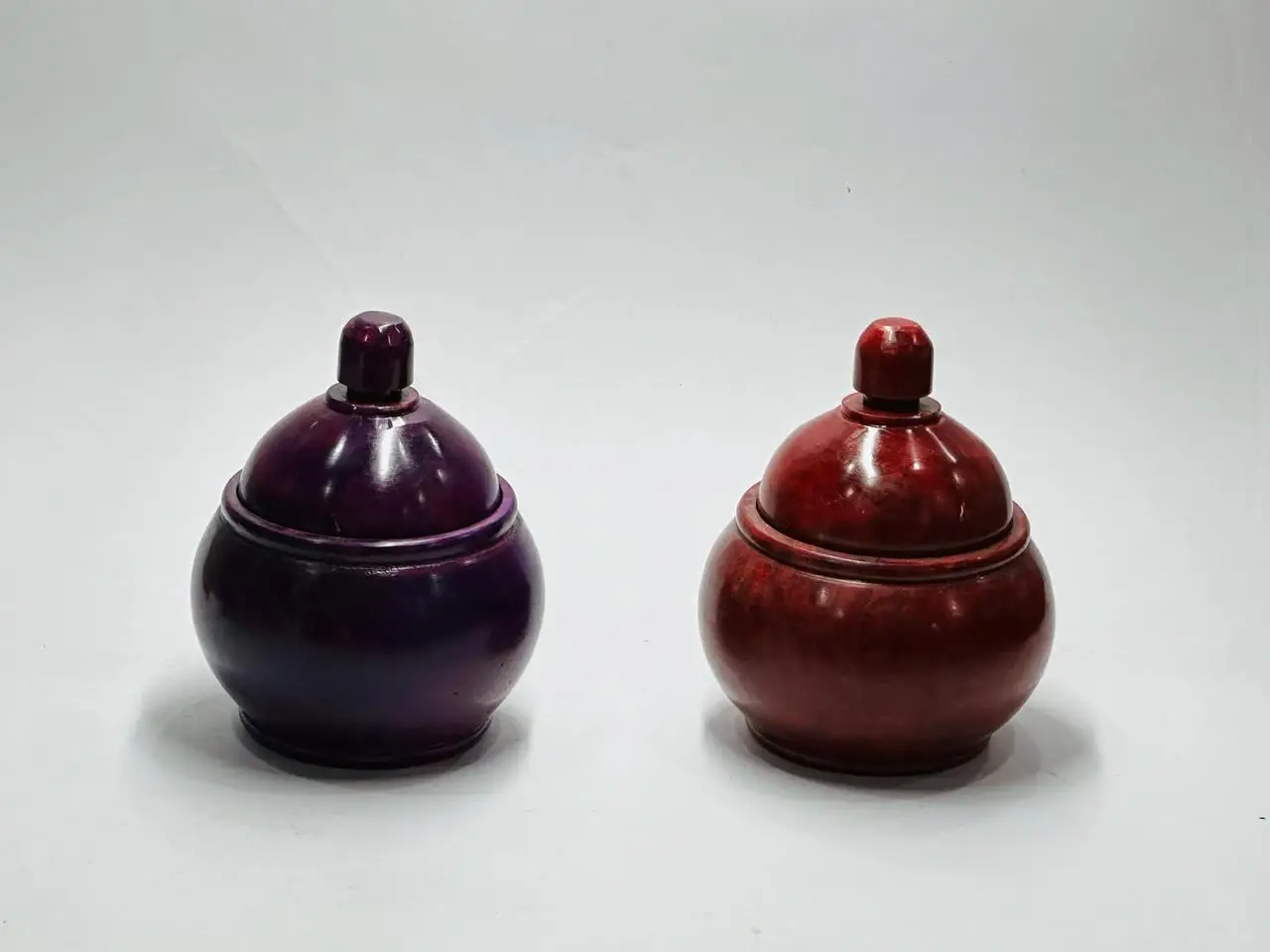 Amazing Gift Of 2024 ,ARTS & CRAFTS WHITE MAKRANA MARBLE HANDI SHAPE MUGHAL FLORAL DESIGN  REAL  HANDPAINTED