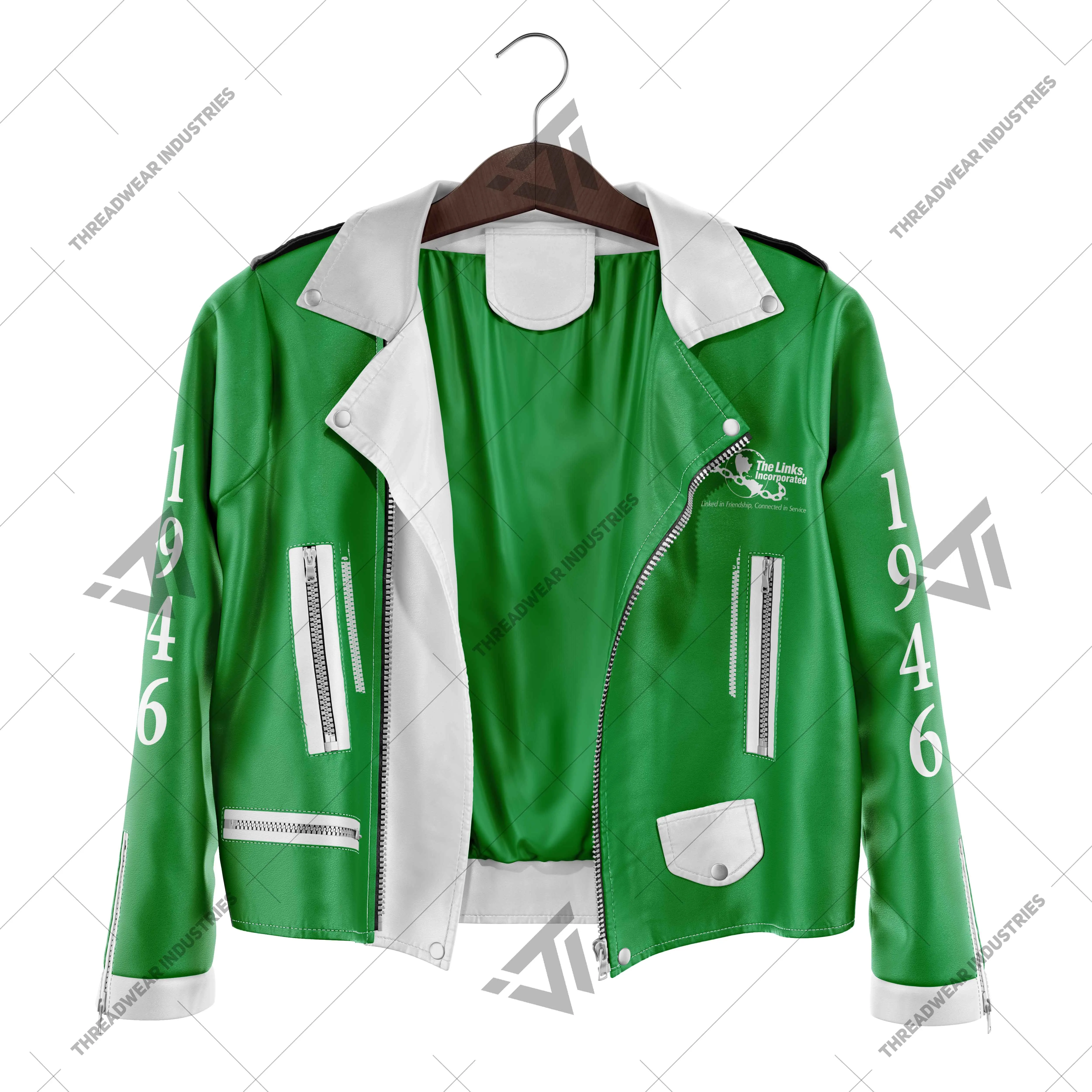 Обычная Женская куртка из искусственной кожи с вышивкой в стиле Марлин Брандо