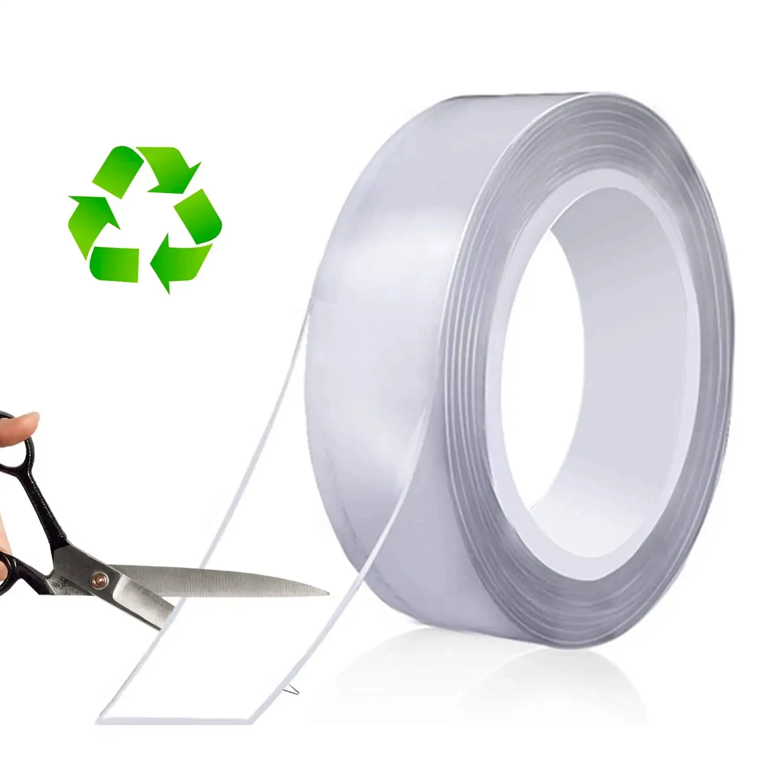 Eco friendly Elastic Residue free Magnetic Suction Tape Offer Waterproof Diy Acrylic Magic Nano Tape