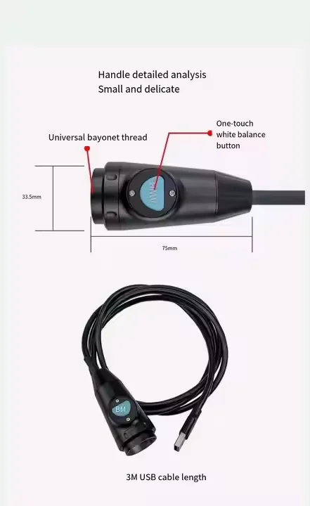 SNUKE USB 3.0 1080P Full HD  Portable Endoscope Camera Medical Imaging Equipment  for  Veterinary Inspection and Surgery