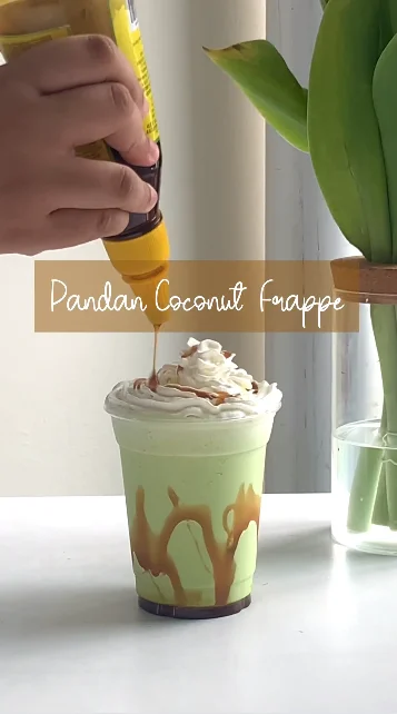 Flash Sales Malaysia Cheapest Deals 100% Premium Halal Smooth Creamy Pandan Coconut Frappe Powder Ice blended Milkshake Powder