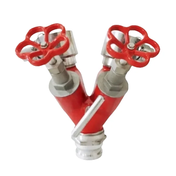 Manufacturer Brass Fire Water Segregator 2.5 Inch 2 Way Fire Fighting Water Divider Price