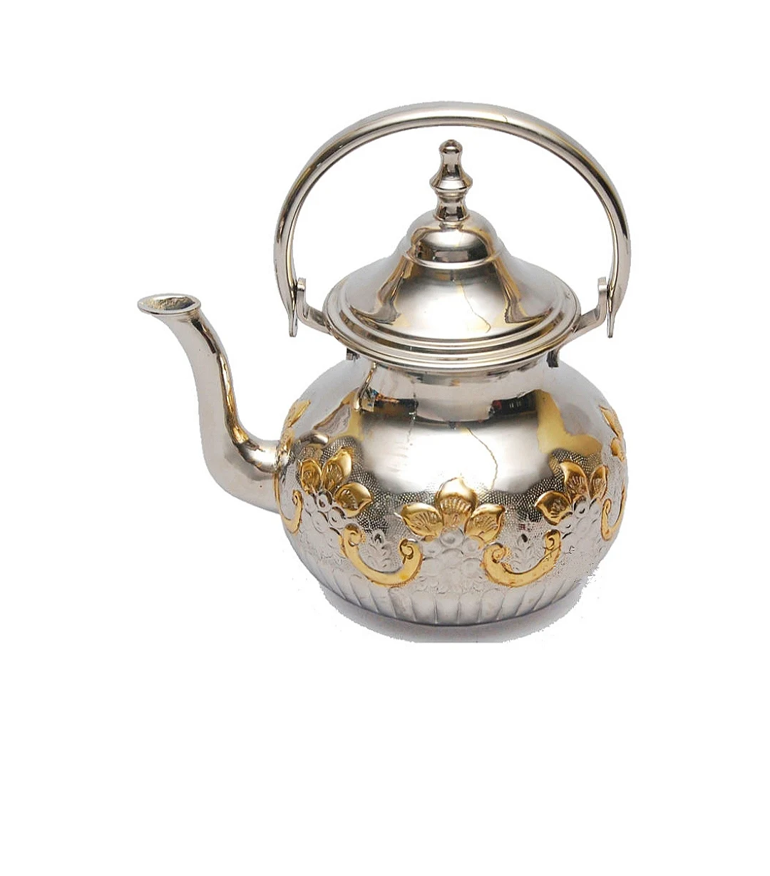 Stylish Tea Pot/Tea Kettle Finished For Home Hotel restaurant Stainless Steel Dishwasher Safe Mirror Finished Tea Coffee kettle