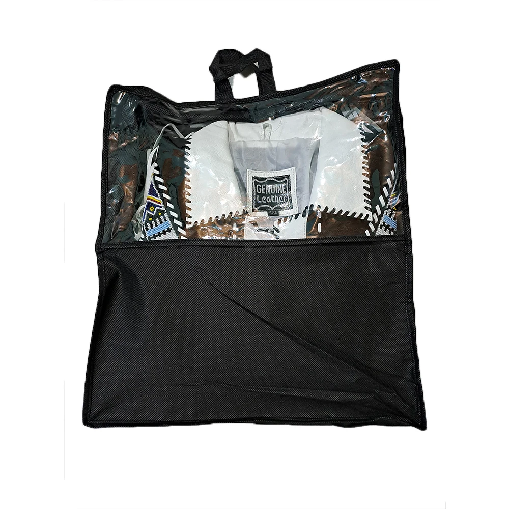 Fringed & Beaded Original Cow Leather Western Style Men Beautiful Cowboy Leather Jacket for Men