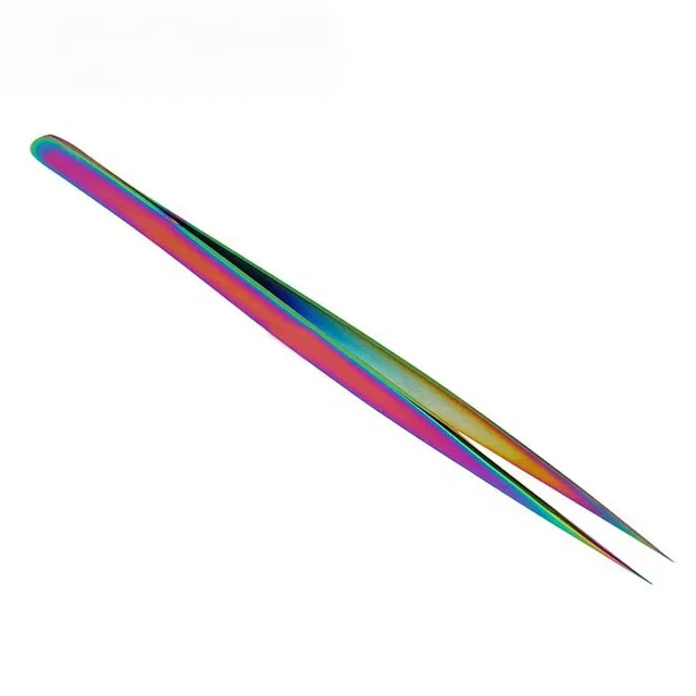High Quality Best Tweezers for Eyelash Extension Straight Pointed Tip Tweezers Hand Crafted Stainless Steel Tweezers