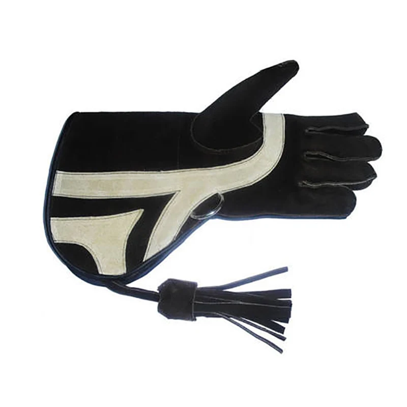 Wholesale new Arrival Double Layer Soft Leather Falconry Gloves for Wild Hunting Falcon Glove
