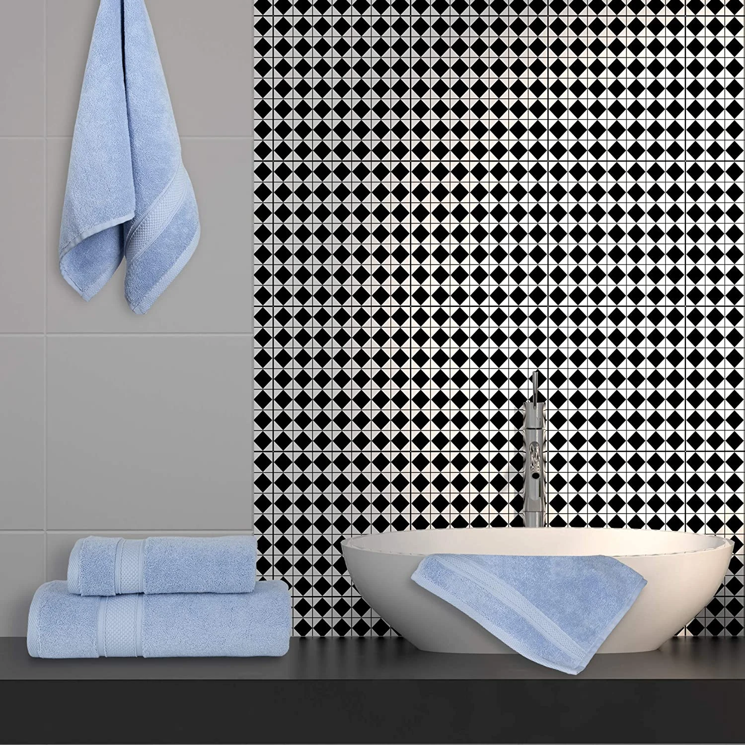 Wholesale 600 GSM High Quality Towel Set 100%  Cotton Towels Customized Large Thick Pack of 6 Towels for Hotels, salon and Spa