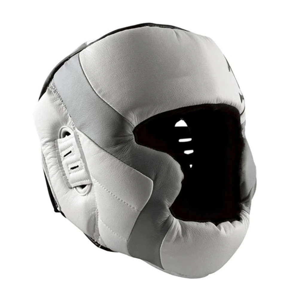 Breathable Custom Logo Synthetic Leather MMA Boxing Head Guards Kick Helmet Boxing Headgear