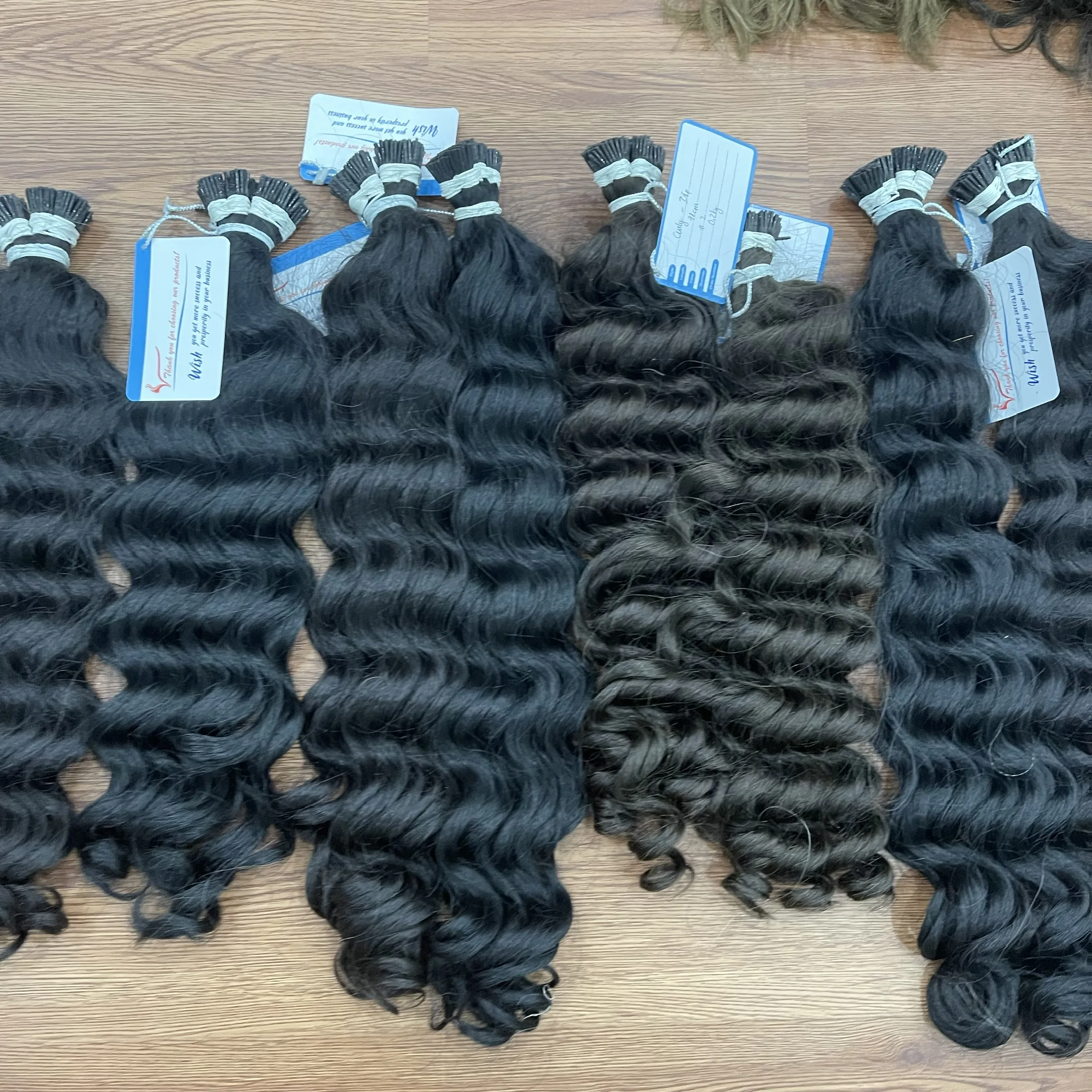 Hot Product 100% Raw Vietnamese Hair Extensions with Flat Tip Customizable Color High Quality Hair Available at Wholesale Price