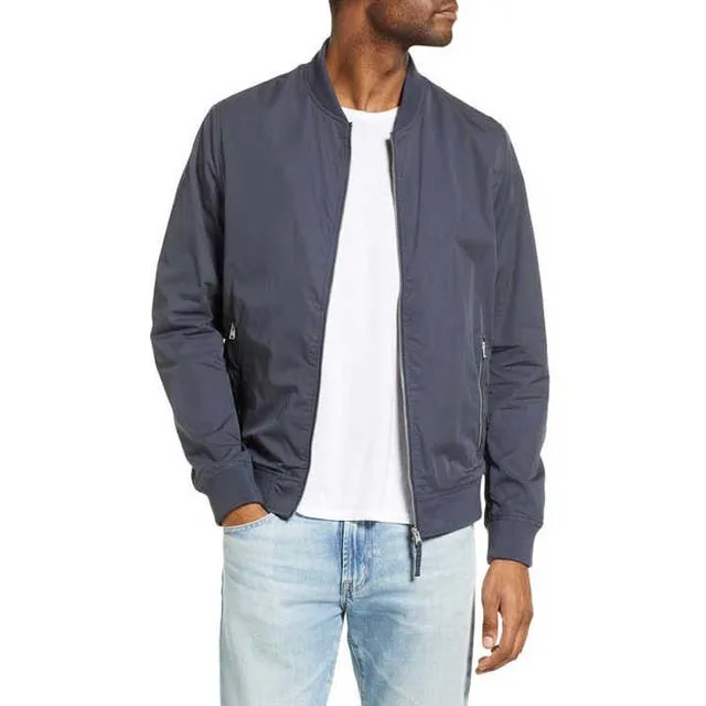 Good Quality Jacket For Man Top Design Product Zipper OEM Service Clothing Manufacture Polyester Nylon Waterproof Bomber Jackets
