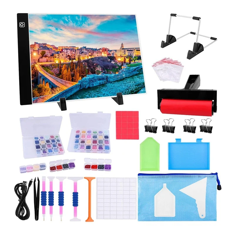 DM-105 A5/A4/A3 Led Light Pad Tracing Copy Board diamond painting storage container diamond painting tools and  Accessories