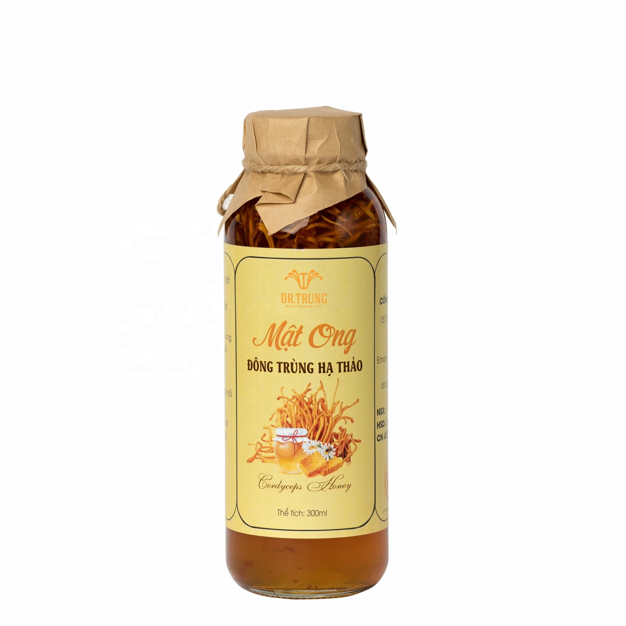 Cordyceps Honey ISO 22000 2018 Selling Pure Honey Using For Drink certificate HPLC Test Method Customized Packaging