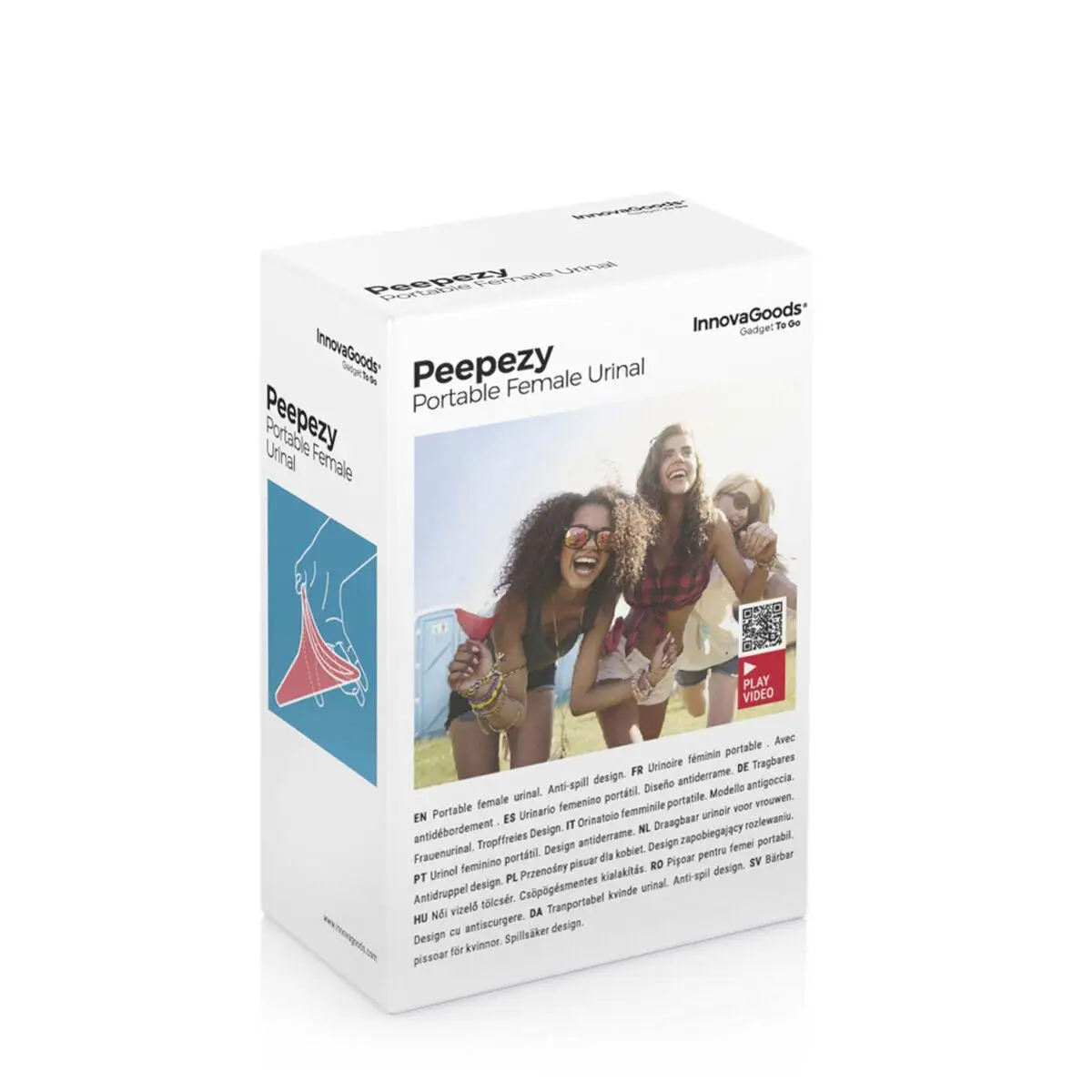 Портативный женский писсуар Peepezy InnovaGoods
