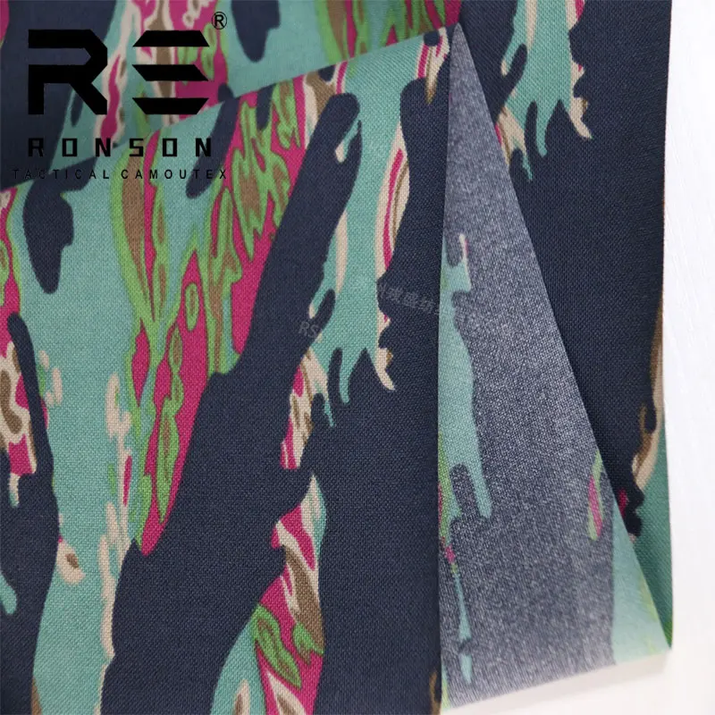 500d nylon cordura miami tiger strip Camouflage oxford material tent tactical gear fabric cordura fabric