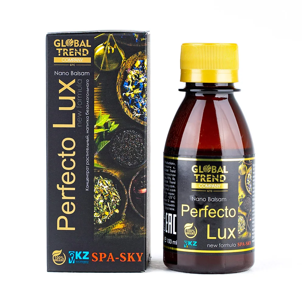 Концентрат безалкогольных напитков уникальный нанобальм Perfecto Lux богат минералами с максимальной биологической активностью