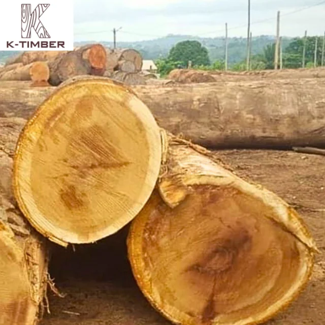 Iroko Sawlogs Africa Wood Hardwood Flooring Block Board Wooden Osb Board Pine Wood Timber Building Materials KTimber