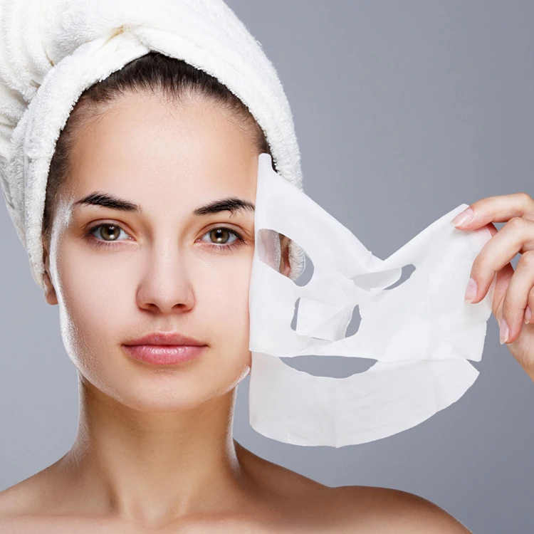 Hydrating Soothing Moisturizing White Biomass Graphene facial mask sheet customized OEM Private label cosmetics face sheet masks