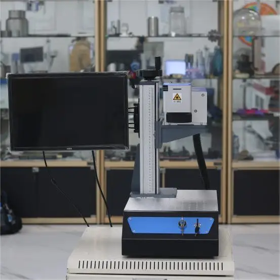 Portable mini 3w 5w 10w 3d uv laser marking machine printer marker engraver for plastic glass uv laser marking machine