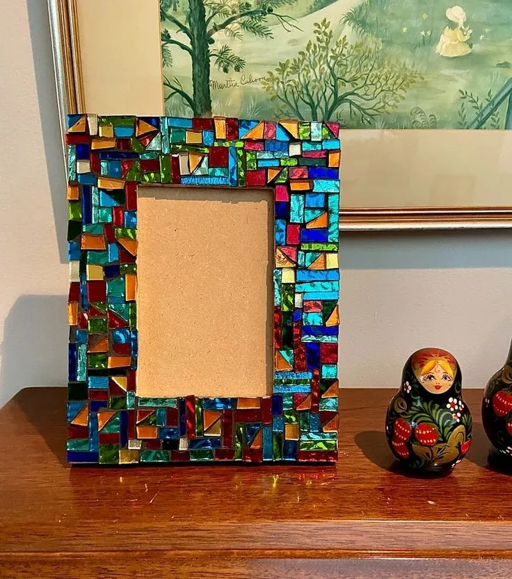 Marvel Look Mosaic Stylish Mosaic Antique Photo Frame For Home Decoration And Office With Low Price High  Quality