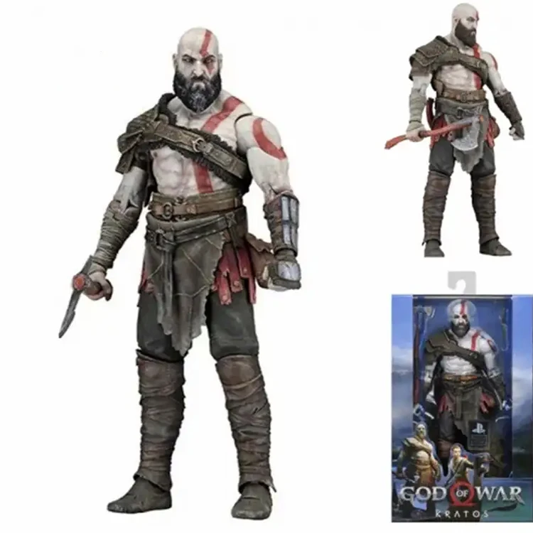 Nece Game God of War Kratos Action Figure Collection Model PVC Toys God of War iii Kratos Wholesale