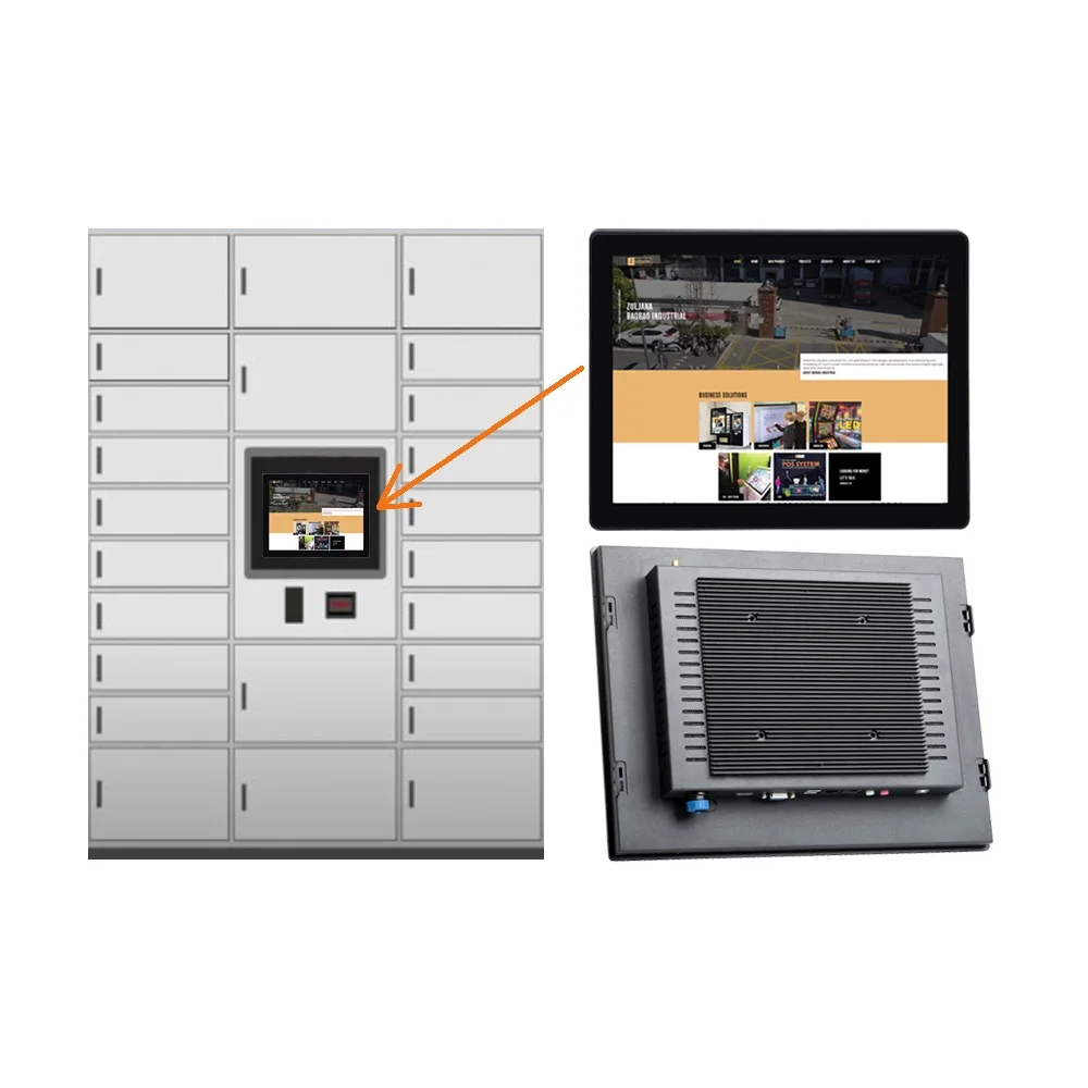 15 Inch Industrial Android Touch Screen Rugged Panel PC For Smart Lockers