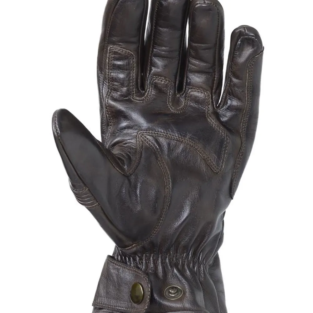 OEM custom Genuine Leather Motorcycle Gloves Protect Motorbike Gloves Driving Racing Riding Gloves for sale